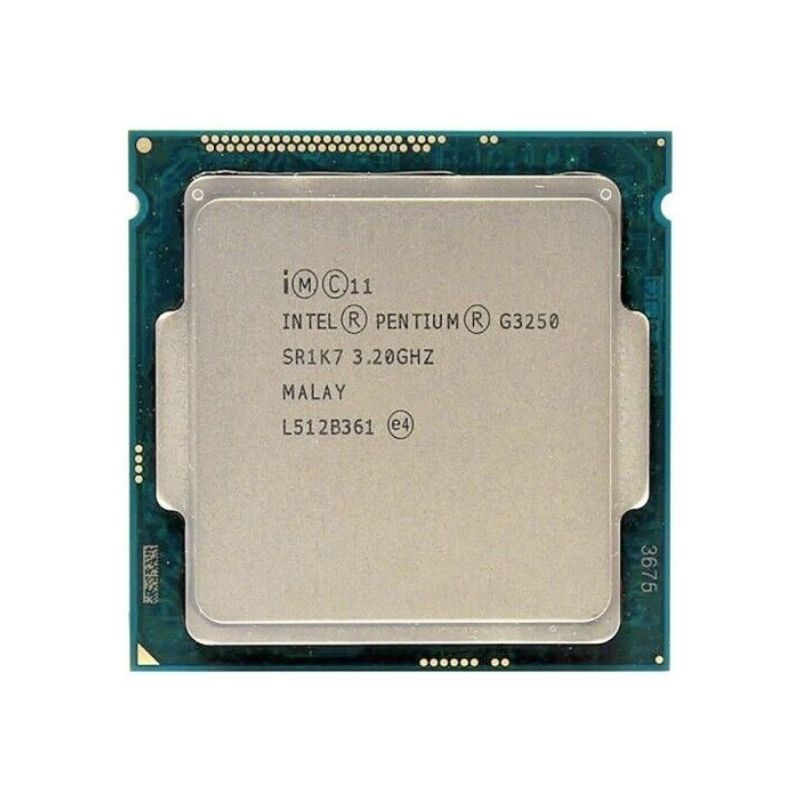 Intel Pentium G3250 Processor, 2 Cores, 2 Threads, 3.5 GHz, LGA 1150, 3MB Cache - Desktop CPU