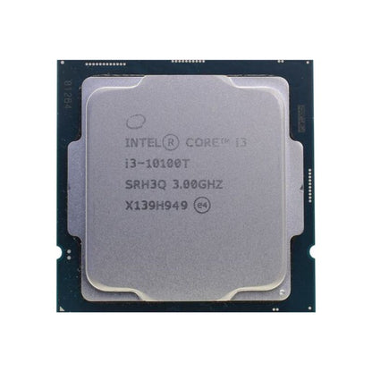 Intel Core i3-10100T Processor, 4 Cores, 8 Threads, 3.0 GHz (3.8 GHz Turbo), LGA 1200, 6MB Cache - Desktop CPU