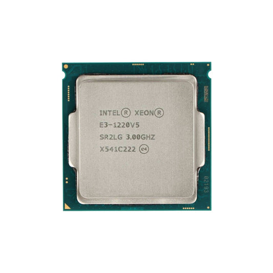 Intel Xeon E3-1220 v5 Processor, 4 Cores, 4 Threads, 3.0 GHz (3.5 GHz Turbo), LGA 1151, 8MB Cache - Server CPU