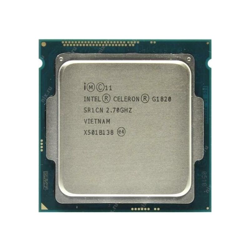 Intel Celeron G1820 Processor, 2 Cores, 2 Threads, 2.7 GHz, LGA 1150, 2MB Cache - Desktop CPU