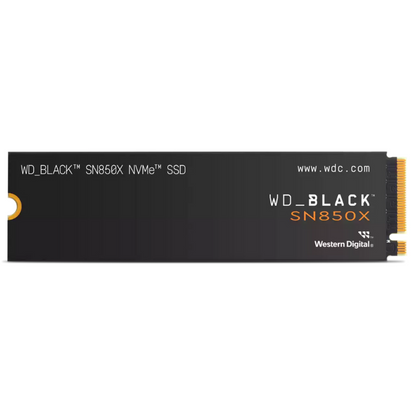 WD_BLACK SN850X 1TB NVMe Internal Gaming SSD, PCIe Gen4, Up to 7300 MB/s, M.2 2280, WDS100T2X0E