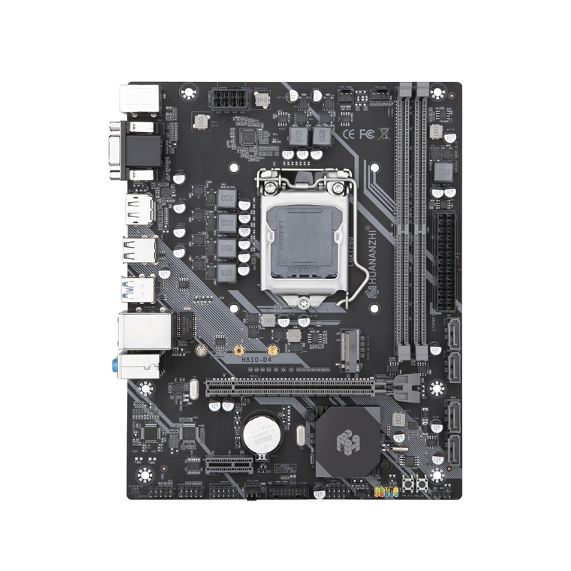 HUANANZHI H510-D4 Motherboard, Intel H510 Chipset, LGA 1200 Socket, Supports DDR4 RAM