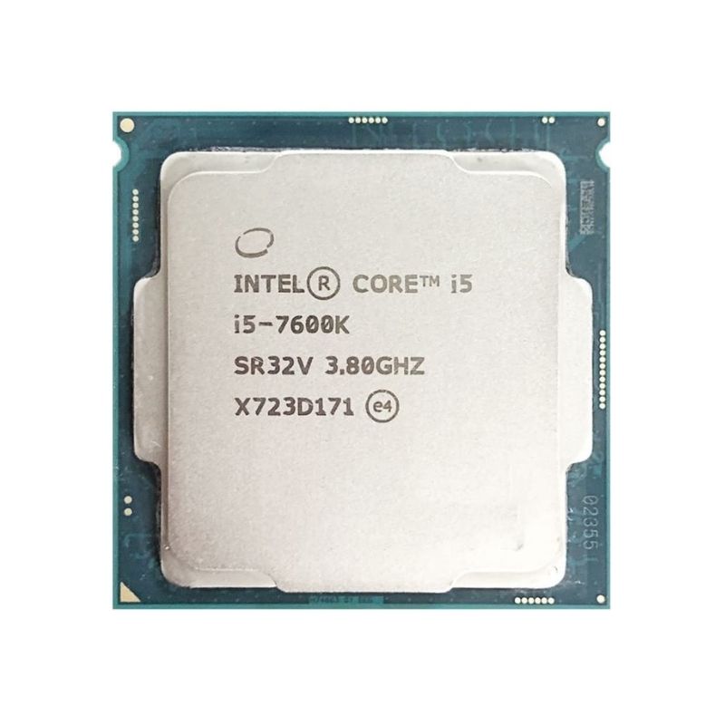 Intel Core i5-7600K Processor, 4 Cores, 4 Threads, 3.8 GHz (4.2 GHz Turbo), LGA 1151, 6MB Cache - Desktop CPU