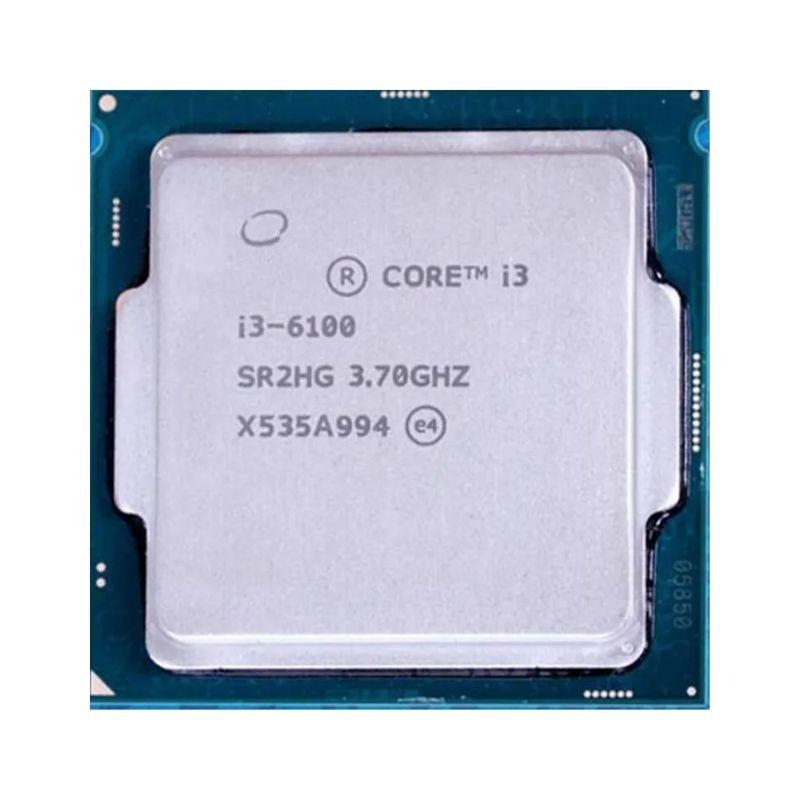 Intel Core i3-6100 Processor, 2 Cores, 4 Threads, 3.7 GHz, LGA 1151, 3MB Cache - Desktop CPU