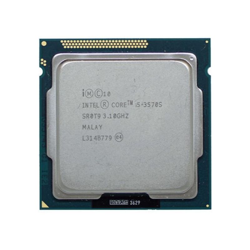 Intel Core i5-3570S Processor, 4 Cores, 4 Threads, 3.1 GHz (3.8 GHz Turbo), LGA 1155, 6MB Cache - Desktop CPU