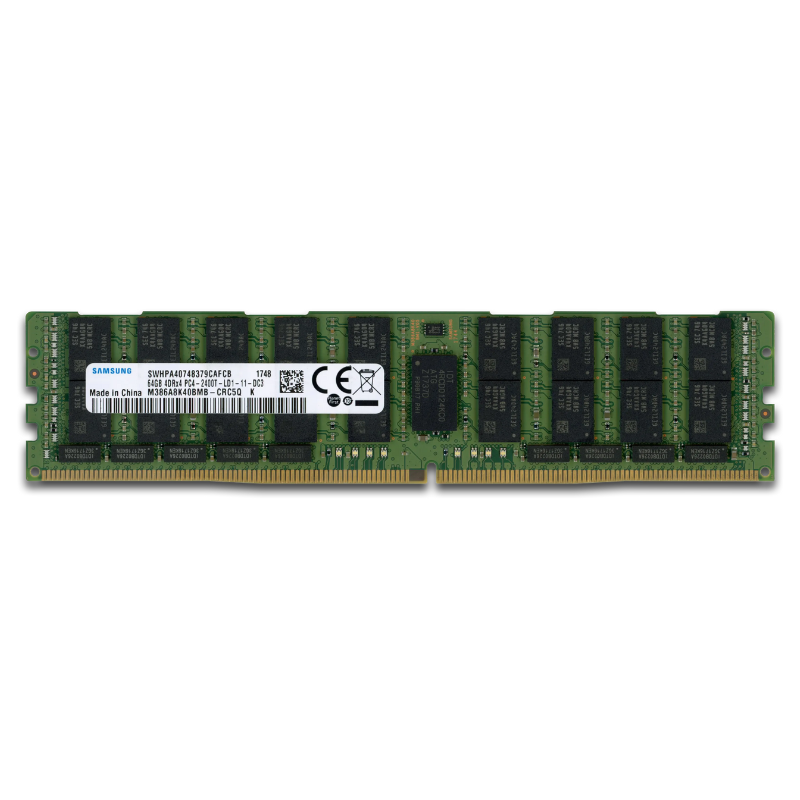 SEC DDR4 64GB 2400MHz Server Memory Module, PC4-19200, ECC Registered, DIMM server rams