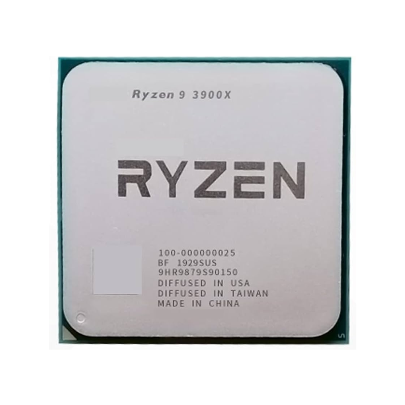 AMD Ryzen 9 3900X Processor, 12 Cores, 24 Threads, 3.8 GHz (4.6 GHz Turbo), AM4, 64MB Cache - Desktop CPU