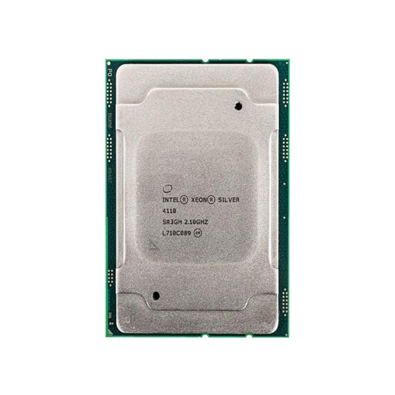 Intel Xeon Silver 4110 Processor, 6 Cores, 12 Threads, 2.1 GHz (3.0 GHz Turbo), LGA 3647, 8.25MB Cache - Server CPU