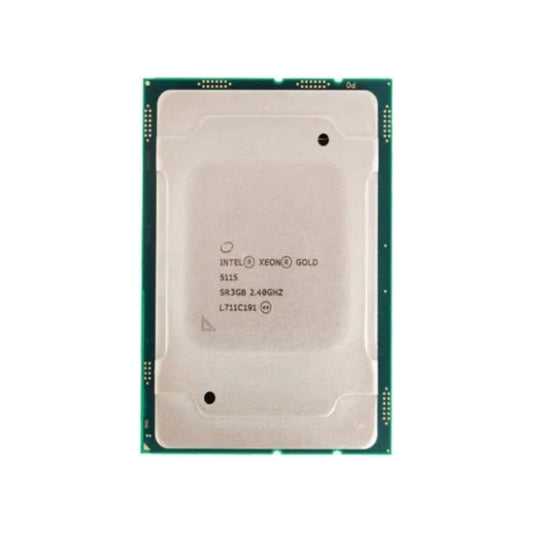 Intel Xeon Gold 5115 Processor, 6 Cores, 12 Threads, 2.4 GHz (3.0 GHz Turbo), LGA 3647, 8.25MB Cache - Server CPU