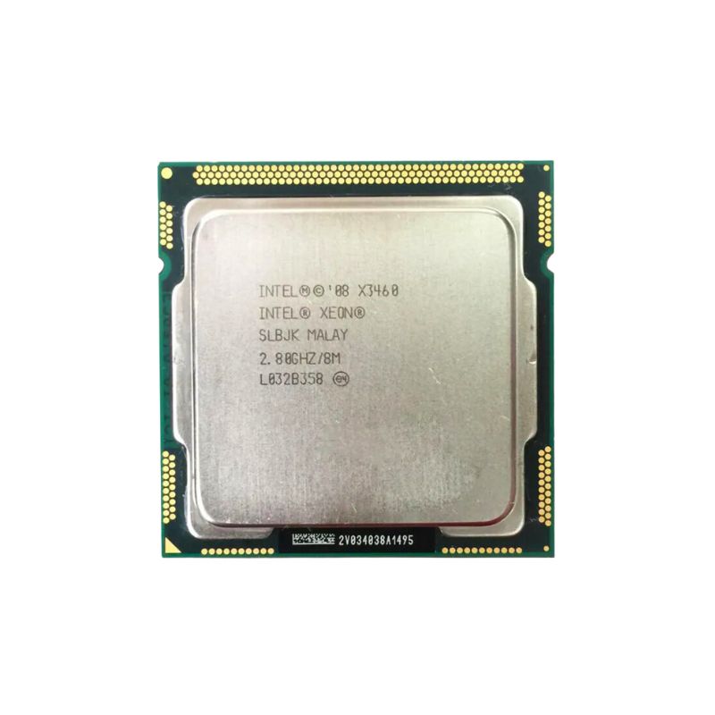 Intel Xeon X3460 Processor, 4 Cores, 8 Threads, 2.80 GHz (3.46 GHz Turbo), LGA 1156, 8MB Cache - Server CPU