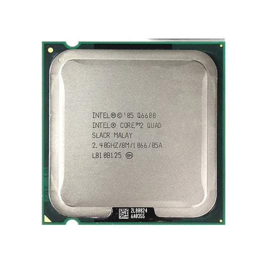 Intel Core 2 Quad Q6600 Processor, 4 Cores, 2.4 GHz, LGA 775, 8MB Cache - Desktop CPU