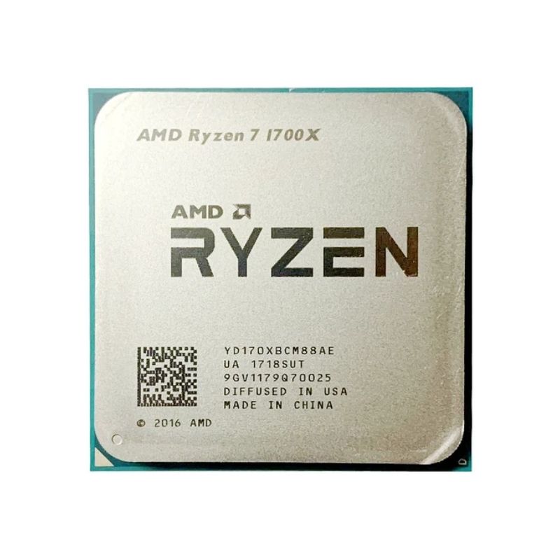 AMD Ryzen 7 1700X Processor, 8 Cores, 16 Threads, 3.4 GHz (3.8 GHz Turbo), AM4 Socket, 16MB Cache - Desktop CPU