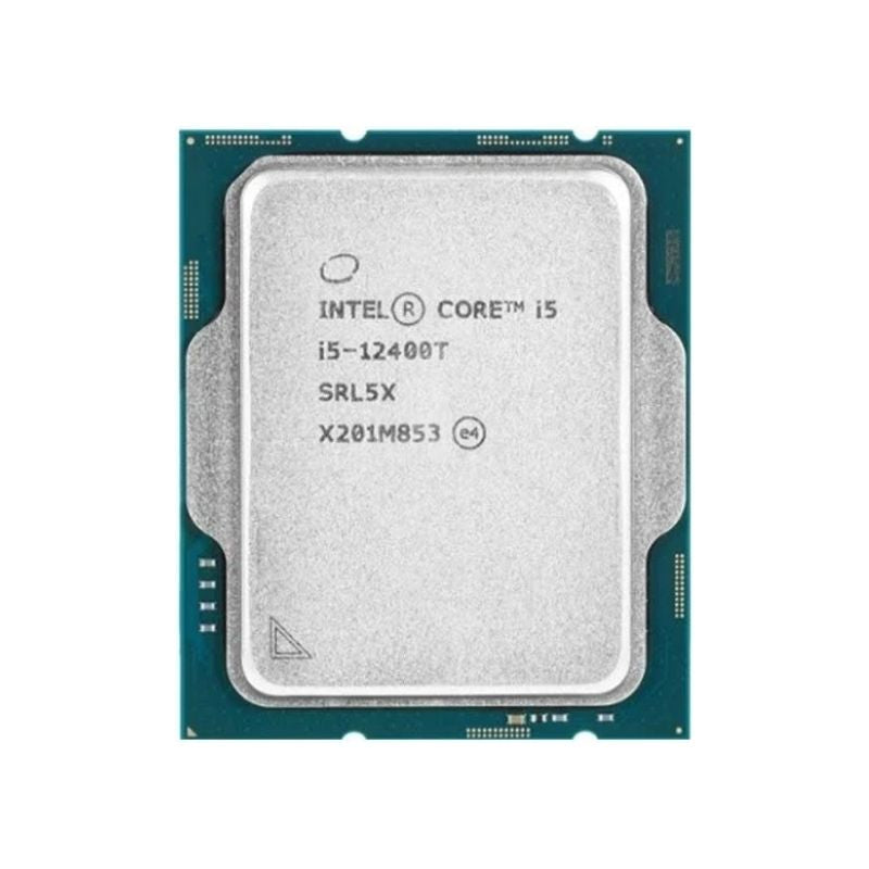 Intel Core i5-12400T Processor, 6 Cores, 12 Threads, 2.0 GHz (4.4 GHz Turbo), LGA 1700, 18MB Cache - Desktop CPU