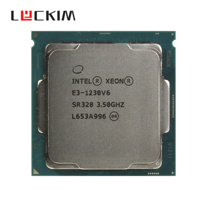 Intel Xeon E3-1230 v6 Processor, 4 Cores, 8 Threads, 3.5 GHz (4.0 GHz Turbo), LGA 1151, 8MB Cache - Server CPU