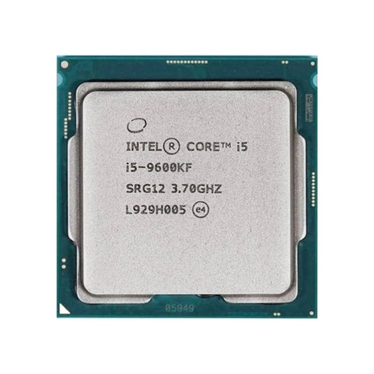 Intel Core i5-9600KF Processor, 6 Cores, 6 Threads, 3.7 GHz (4.6 GHz Turbo), LGA 1151, 9MB Cache - Desktop CPU