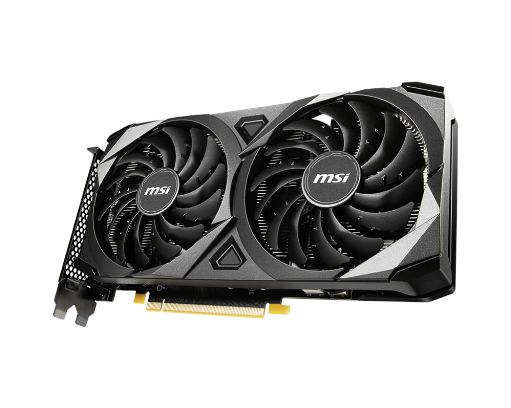 MSI GeForce RTX 3060 VENTUS 2X 12G OC, 12GB GDDR6, 1807 MHz Boost Clock, PCI Express 4.0, Dual Fan Cooling - Gaming Graphics Card