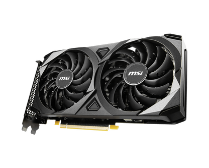 MSI GeForce RTX 3060 VENTUS 2X 12G OC, 12GB GDDR6, 1807 MHz Boost Clock, PCI Express 4.0, Dual Fan Cooling - Gaming Graphics Card