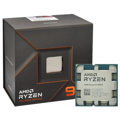 AMD Ryzen 9 7950X Processor, 16 Cores, 32 Threads, 4.5 GHz (5.7 GHz Turbo), AM5, 80MB Cache - Desktop CPU (BOX)