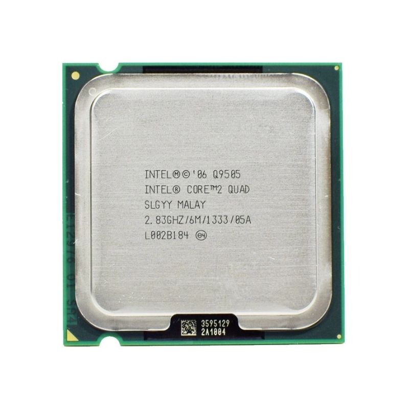 Intel Core 2 Quad Q9505 Processor, 4 Cores, 2.83 GHz, LGA 775, 6MB Cache - Desktop CPU