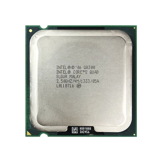 Intel Core 2 Quad Q8300 Processor, 4 Cores, 4 Threads, 2.5 GHz, LGA 775, 4MB Cache - Desktop CPU