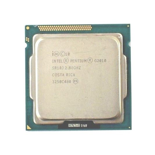 Intel Pentium G2010 Processor, 2 Cores, 2 Threads, 2.8 GHz, LGA 1155, 3MB Cache - Desktop CPU