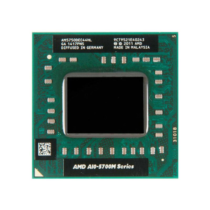 AMD A10-5750M Processor, 4 Cores, 4 Threads, 2.5 GHz (3.5 GHz Turbo), Socket FS1, 4MB Cache - Laptop CPU