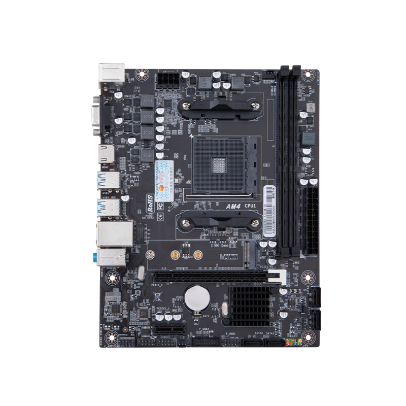 HUANANZHI A520M-VH Motherboard, AMD A520 Chipset, AM4 Socket, Supports DDR4 RAM