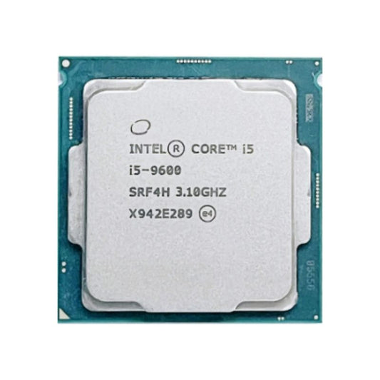 Intel Core i5-9600 Processor, 6 Cores, 6 Threads, 3.1 GHz (4.6 GHz Turbo), LGA 1151, 9MB Cache - Desktop CPU