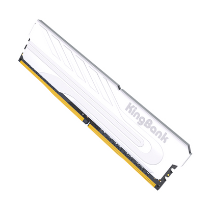 Kingbank Desktop DDR4 Silver 16GB 3200MHz RAM, PC4-25600, CL16, Non-ECC, Unbuffered, Silver, DIMM