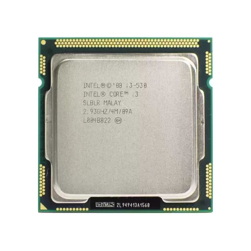 Intel Core i3-530 Processor, 2 Cores, 4 Threads, 2.93 GHz, LGA 1156, 4MB Cache - Desktop CPU