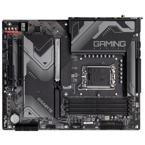 Gigabyte Z790 GAMING X AX Motherboard, ATX, Intel Z790 Chipset, DDR5, PCIe 5.0, Wi-Fi 6E, USB 3.2 Gen 2x2