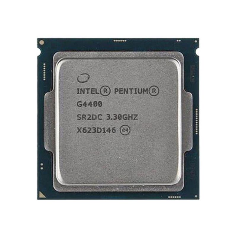 Intel Pentium Gold G4400 Processor, 2 Cores, 4 Threads, 3.3 GHz, LGA 1200, 4MB Cache - Desktop CPU