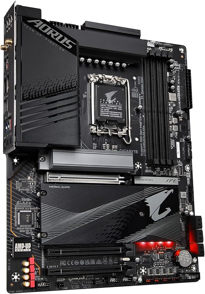 Gigabyte Z790M AORUS ELITE AX Motherboard, Intel Z790 Chipset, Micro-ATX, DDR5, PCIe 5.0, WiFi 6E