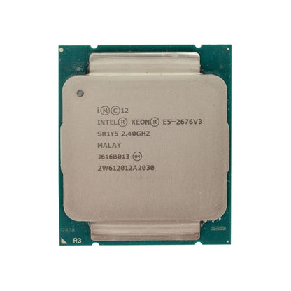 Intel Xeon E5-2676 v3 Processor, 12 Cores, 24 Threads, 2.4 GHz (3.3 GHz Turbo), LGA 2011-3, 30MB Cache - High-Performance Server CPU