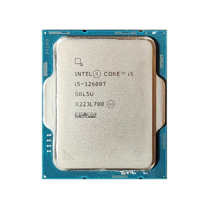 Intel Core i5-12600T Processor, 6 Cores, 12 Threads, 2.1 GHz (4.6 GHz Turbo), LGA 1700, 18MB Cache - Desktop CPU