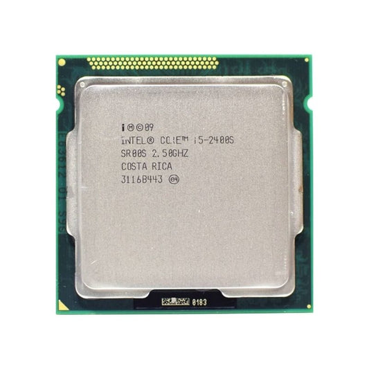 Intel Core i5-2400S Processor, 4 Cores, 4 Threads, 2.5 GHz (3.3 GHz Turbo), LGA 1155, 6MB Cache - Desktop CPU