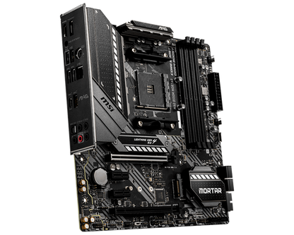 MSI B550M MORTAR Motherboard, AMD B550 Chipset, Micro-ATX, AM4 Socket, DDR4, Dual M.2, PCIe 4.0