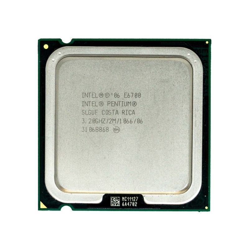 Intel Core 2 Duo E6700 Processor, 2 Cores, 4 Threads, 2.66 GHz, LGA 775, 4MB Cache - Desktop CPU