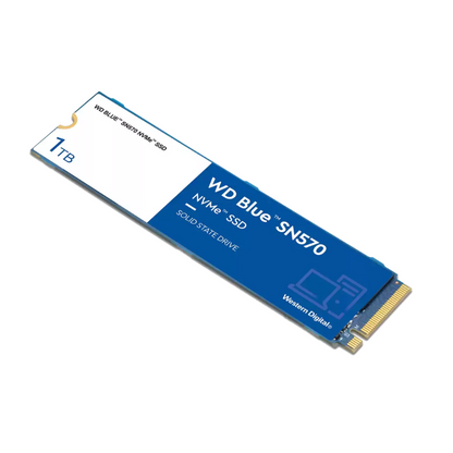 WD Blue SN570 1TB NVMe M.2 SSD, PCIe Gen3, 3500MB/s Read, 3000MB/s Write - High-Speed Storage Solution