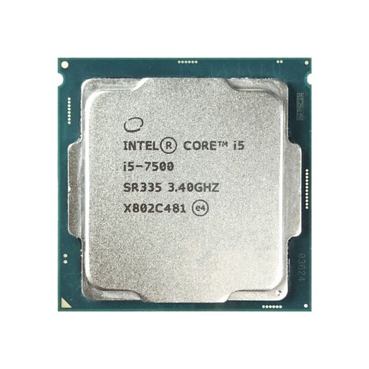 Intel Core i5-7500 Processor, 4 Cores, 4 Threads, 3.4 GHz (3.8 GHz Turbo), LGA 1151, 6MB Cache - Desktop CPU