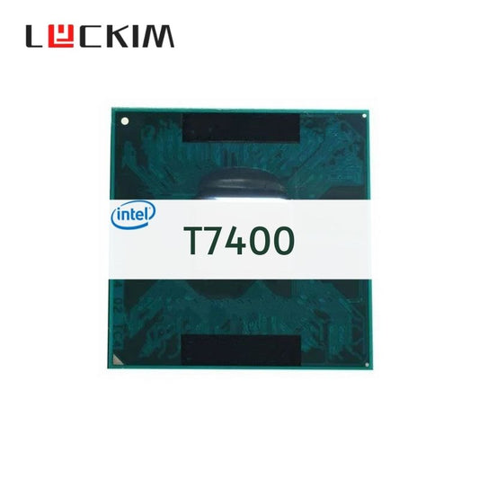 Intel Core 2 Duo T7400 Processor, 2 Cores, 2 Threads, 2.16 GHz, 4MB Cache, PGA - Laptop CPU