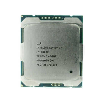 Intel Core i7-6800K Processor, 6 Cores, 12 Threads, 3.4 GHz (3.8 GHz Turbo), LGA 2011-v3, 15MB Cache - Desktop CPU