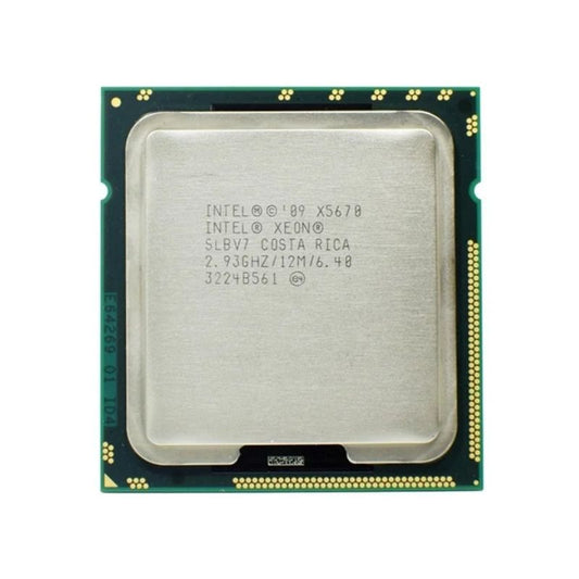 Intel Xeon X5670 Processor, 6 Cores, 12 Threads, 2.93 GHz (3.33 GHz Turbo), LGA 1366, 12MB Cache - Server CPU