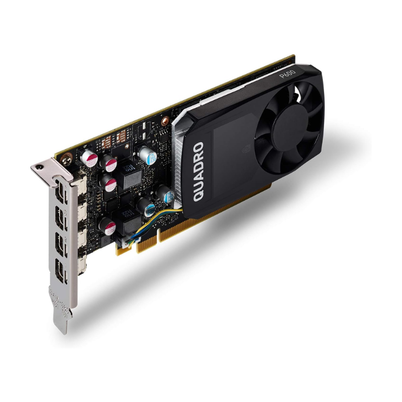 NVIDIA Quadro P600 Graphics Card, 2 GB GDDR5, 128-bit Memory Interface, 384 CUDA Cores, PCIe 3.0 x16