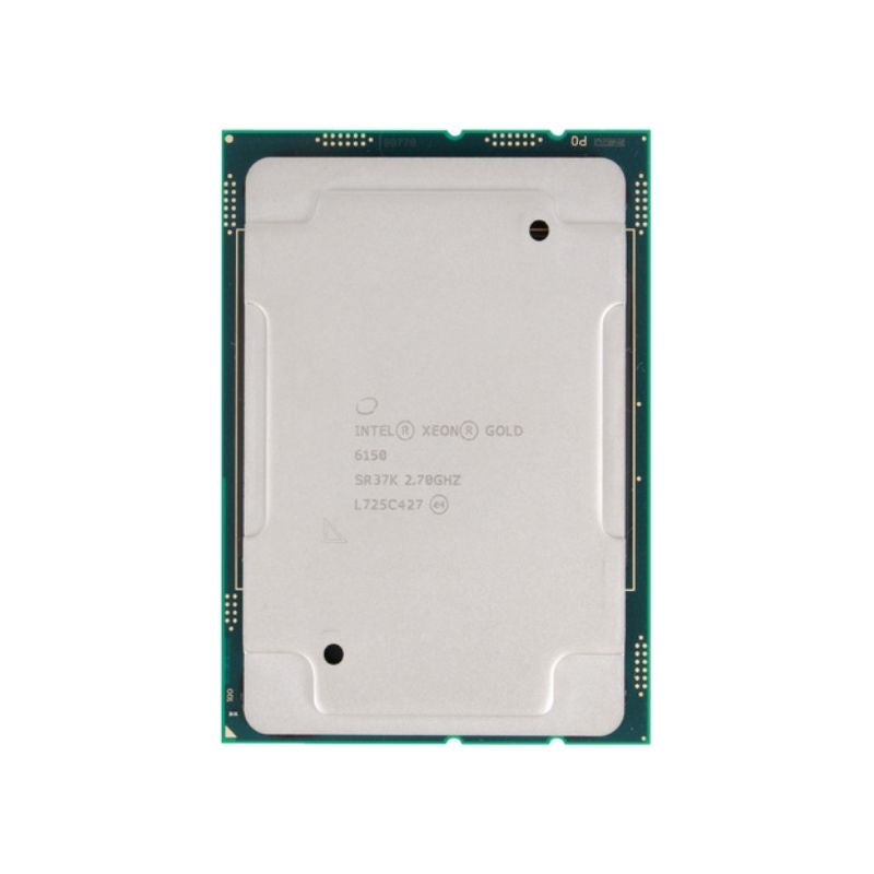 Intel Xeon Gold 6150 Processor, 18 Cores, 36 Threads, 2.7 GHz, LGA 3647, 24.75MB Cache - Server CPU