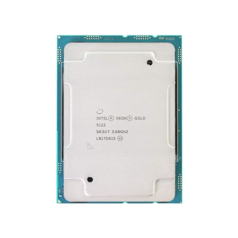 Intel Xeon Gold 5122 Processor, 4 Cores, 8 Threads, 3.6 GHz, LGA 3647, 8.25MB Cache - Server CPU