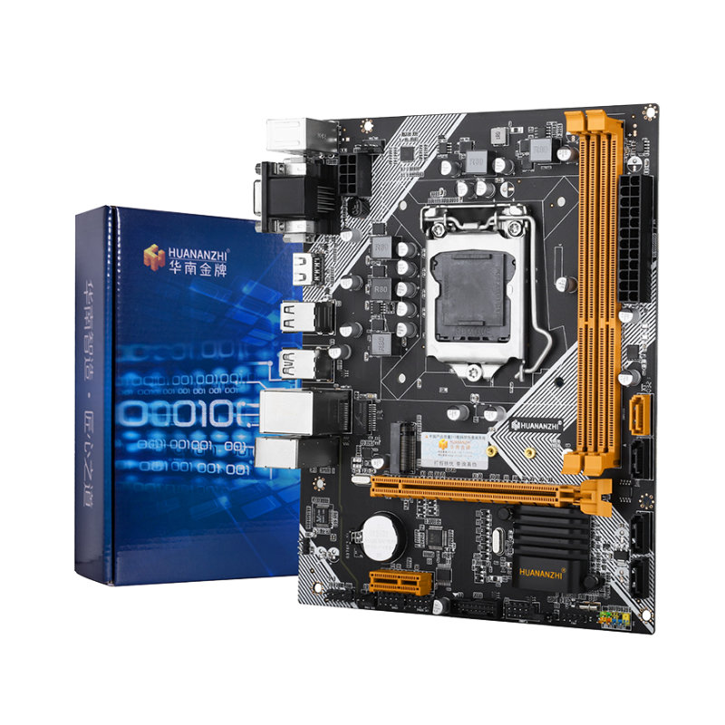 HUANANZHI B75 M.2 Motherboard, Intel B75 Chipset, LGA 1155 Socket, DDR3, SATA3, M.2 Support