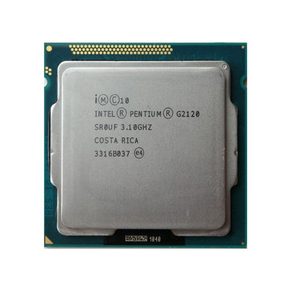 Intel Pentium G2120 Processor, 2 Cores, 4 Threads, 3.1 GHz, LGA 1155, 3MB Cache - Desktop CPU