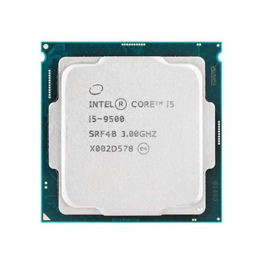 Intel Core i5-9500 Processor, 6 Cores, 6 Threads, 3.0 GHz (4.4 GHz Turbo), LGA 1151, 9MB Cache - Desktop CPU