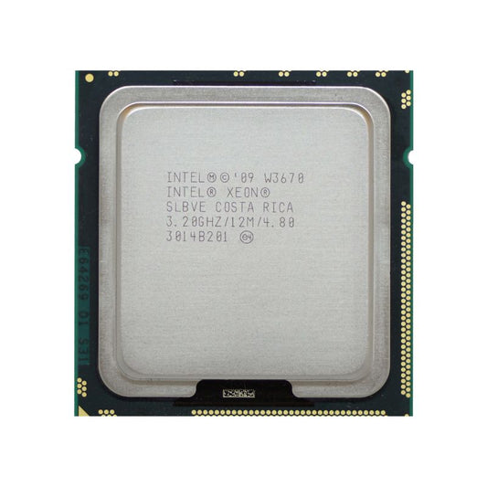 Intel Xeon W3670 Processor, 6 Cores, 12 Threads, 3.2 GHz (3.46 GHz Turbo), LGA 1366, 12MB Cache - Workstation CPU